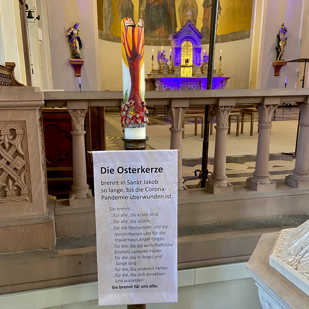 Die europäischen Bischofskonferenzen haben zum Gedenkgottesdienst für die an Corona verstorbenen Menschen eingeladen. St. Jakob beteiligt sich an dieser Initiative am Sonntag, 28. Februar, um 11:00 Uhr in der Stadtpfarrkirche.