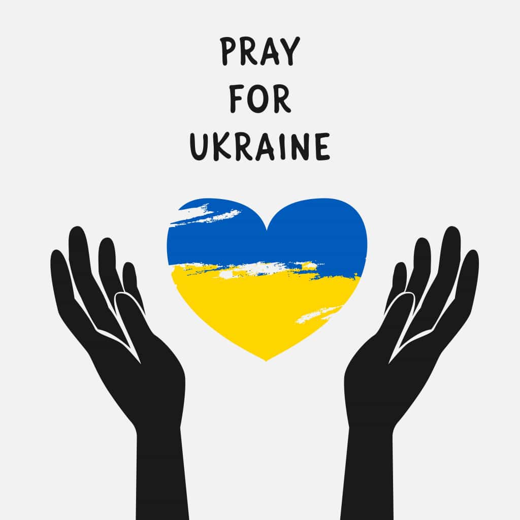 Es besteht die Gefahr von Krieg in Europa. Lasst uns für die Menschen in der Ukraine und um Frieden in Europa beten!