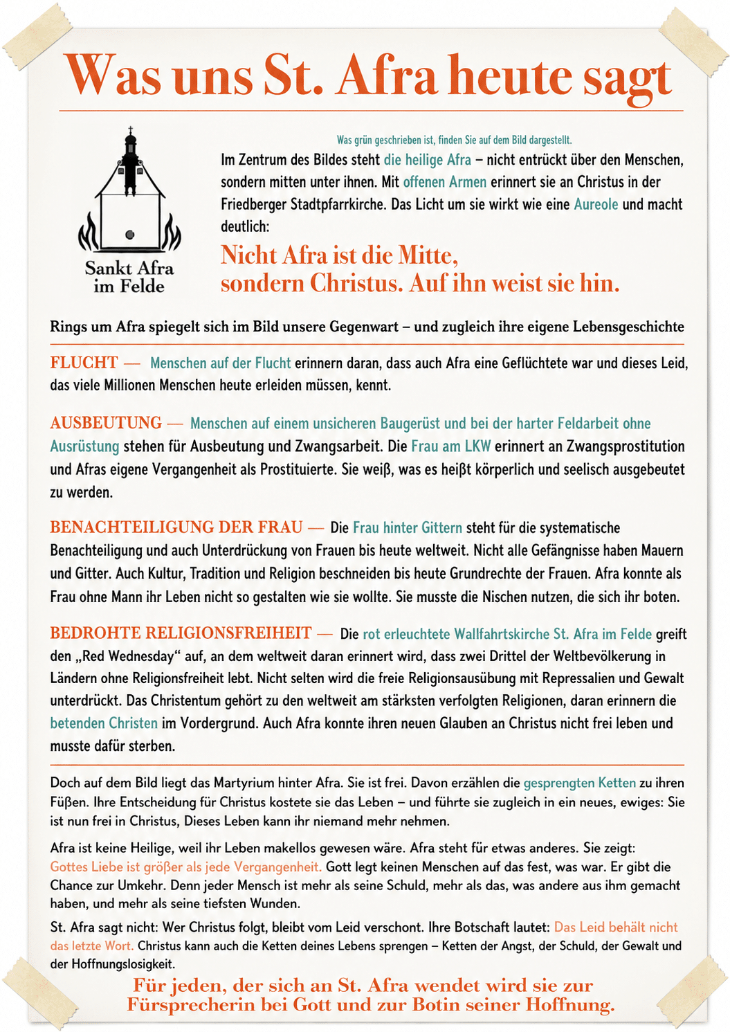 Bildbeschreibung Afra