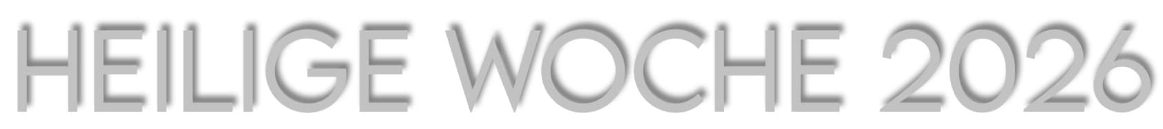 Heilige Woche Karwoche