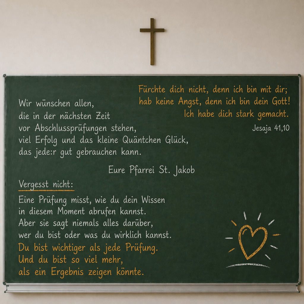 Prüfungssegen für Schüler:innen