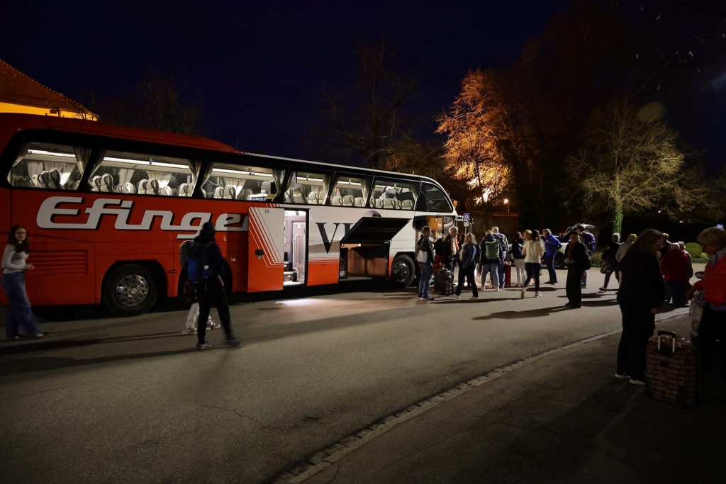 Ankunft bei Herrgottsruh