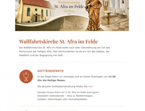 Afra-Website aufgefrischt