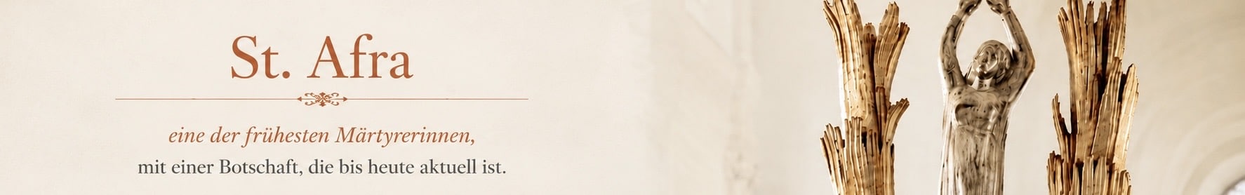 St. Afra Footer Banner ganzjährig