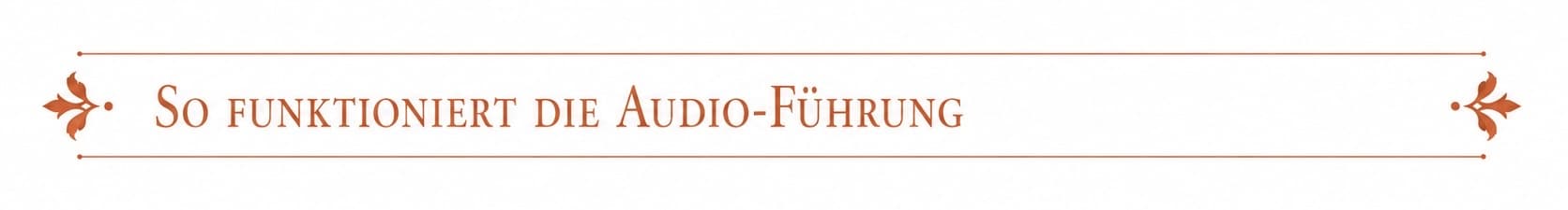 Audio-Kirchenführer Design-Element